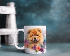 Watercolour Chow Chow 02