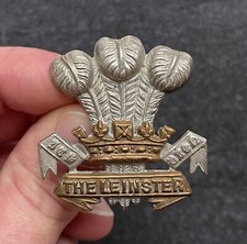 Genuine Victorian The Leinster Regiment Cap Badge