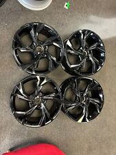 4x AUDI A3 S3 SPORTBACK 8Y GLOSS BLACK 18" ALLOY WHEEL RIM 8Y0601025H GENUINE