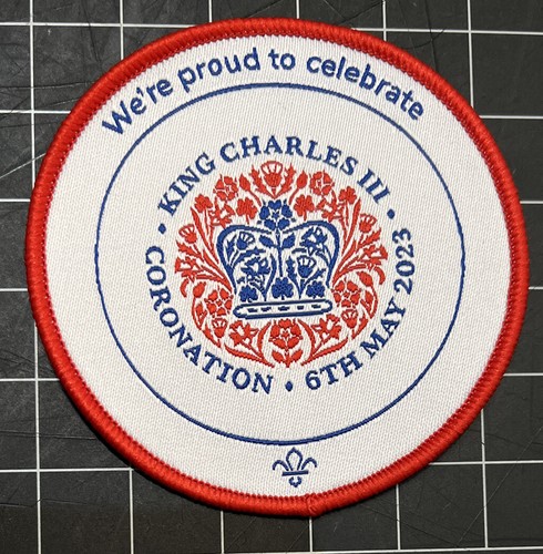 King charles coronation badge - king,