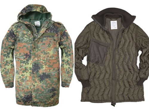 German army hooded - parka, with