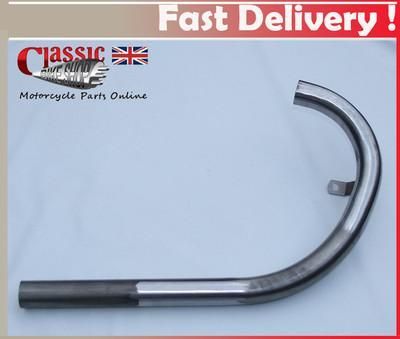 Bsa m20 downpipe plain - plain, metal
