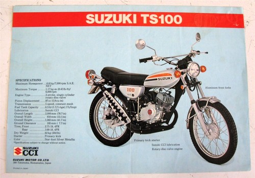 Suzuki ts100 tc100 l - suzuki,