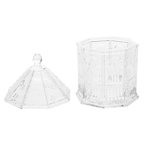 Glass container with lid - container,