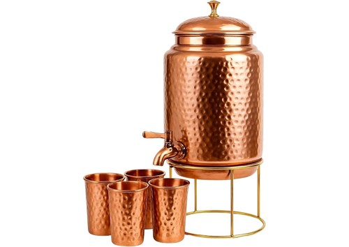 Copper hammered water - copper,