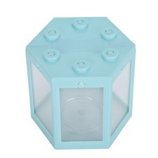 Hexagonal fish tank - fish,
