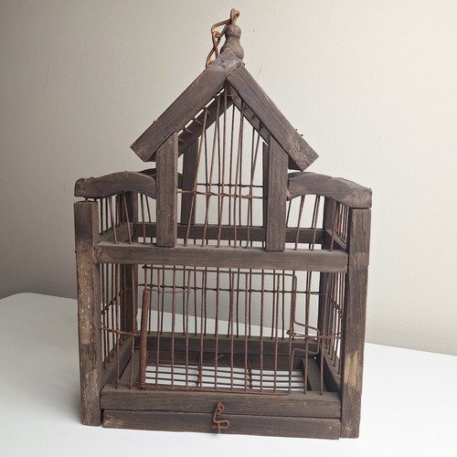 Rustic primitive wood wire - &,