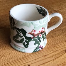 Emma Bridgewater Baby Small Mug Christmas Ivy 2008 New