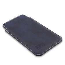 caseroxx Business-Line Case for Asus PadFone Mini 4.3 in blue made of faux leath
