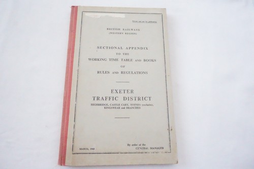 1960 exeter western region - exeter,