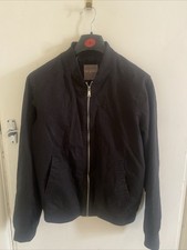 Blue And Black Bomber Jackets
