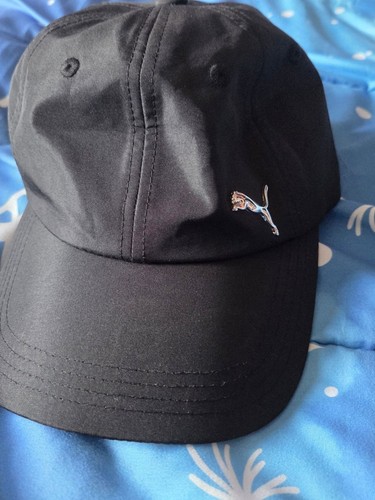 Puma black adjustable cap osfa - puma,