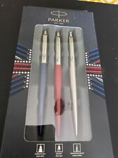 Parker New set of pens boxed including Ballpoint pen, gel pen, propelling pencil