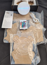 5 in 1 Sets Pirate Ship 3D Cute Night Light, 16 Color Change with Remote Control