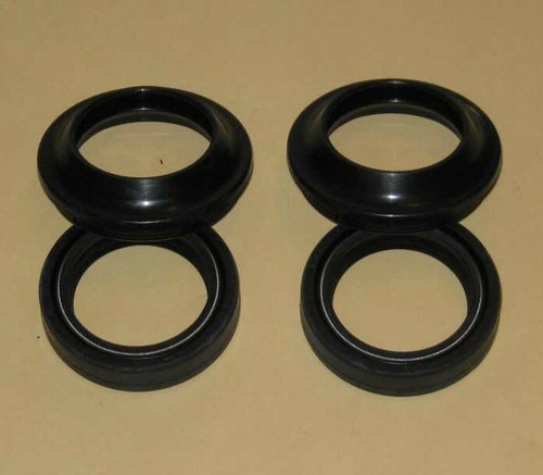 Fork seals with - with, dust