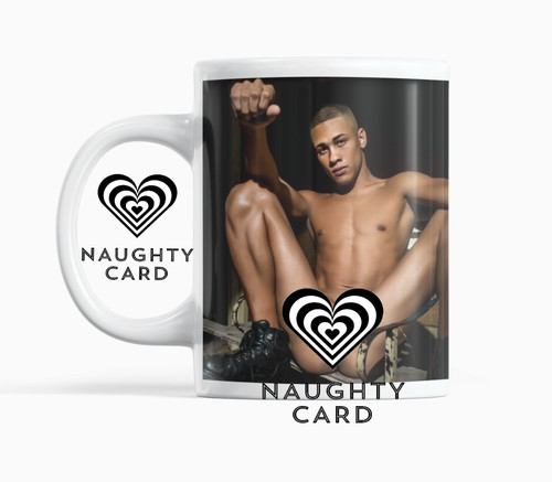Nude male risqué mug - male,