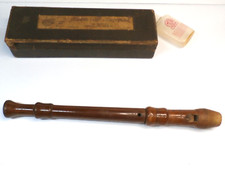 Vintage Hand Made Johannes Adler Magnamusic C-Soprano Recorder German Fingering