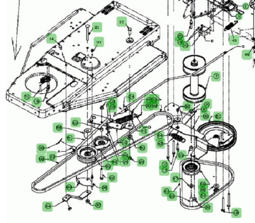 Bolens lawn tractor mower - bolens,