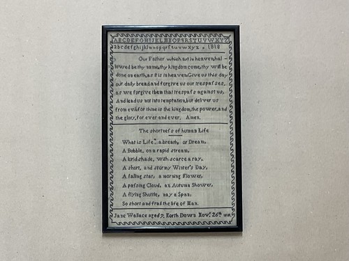 Antique georgian sampler jane - antique, ,jane