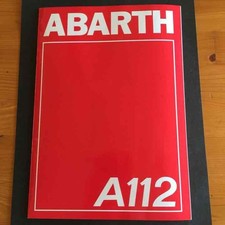 Abarth A112 Rare Catalog Set