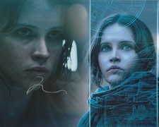 Signed  FELICITY JONES 10"x8"