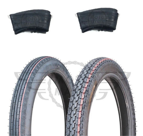 Front and rear tyre tire - front,