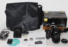 NIKON D3200 Camera  AF-S NIKKOR 18-55 VR II  Boxed        -  Shutter 2076!