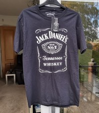 A New and Genuine Size Small Unisex Jack Daniels Black T-Shirt.( With Labels and