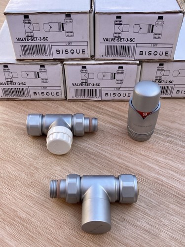 Bisque thermostatic radiator - bisque,