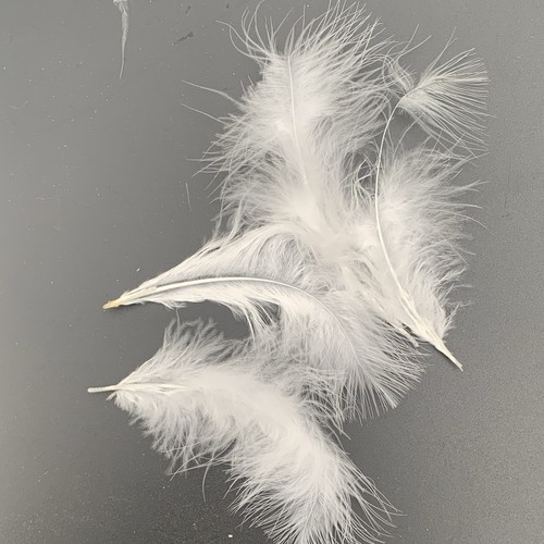White black beige marabou - white,