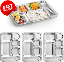 Stainless Steel Divided Dinner