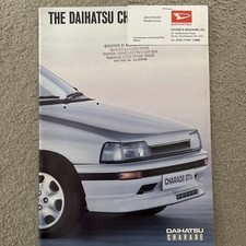 Daihatsu Charade brochure undated UK market includes GTti
