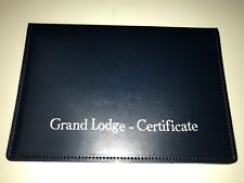 DARK BLUE MASONIC LEATHER