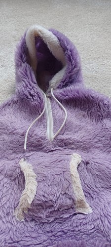 Purple hoodie hot water bottle - purple,