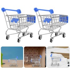 2 Pcs Supermarket Cart Basket