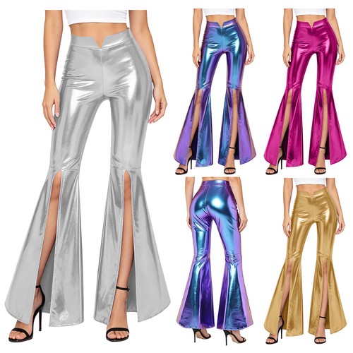Women shiny metallic disco - women's,