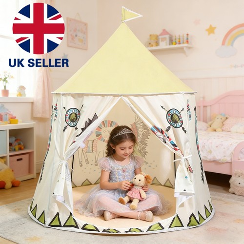 Large canvas kids teepee star - large,
