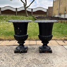French cast iron urn - iron,