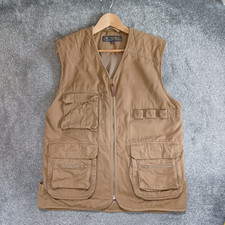 P.G.Field Weatherwear Men's Gilet 100% Cotton Outer Size M Outdoor Country