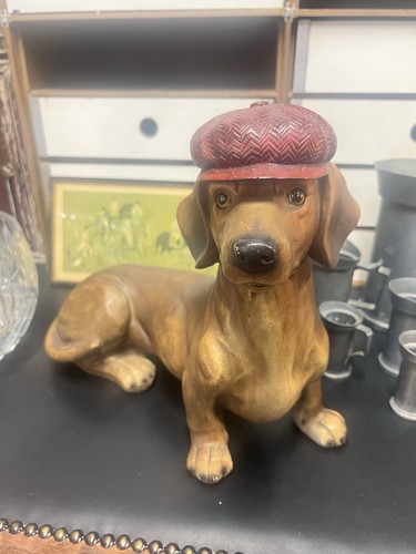 Large dachshund dog figurine - dachshund,