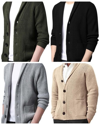 Mens shawl collar cardigan - mens,