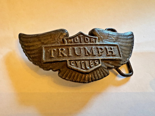 Brass triumph belt - brass,