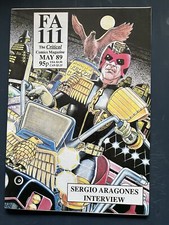 Fantasy Advertiser UK Comic Fanzine 111 May 1989 Sergio Aragones interview