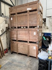 Large wooden shipping crates -set of four for shipping or storage of large items