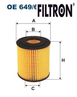 Oil filter 649 filtron - filtron, i