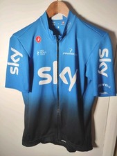 SKY TEAM CYCLING SHIRT PINARELLO UCI WORLD TOUR CASTELLI SIZE MEN'S ADULT XL