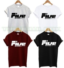 Five Keep On Movin 2025 Tour T shirt Kids Music Concert Fan Inspire Boy Band