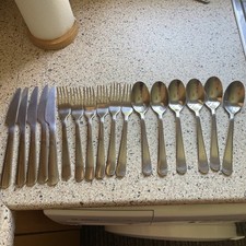 IKEA STAINLESS STEEL CUTLERY Dragon NO 244-58 (17 Pieces)