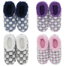 Snoozies Spot The Dot Slippers