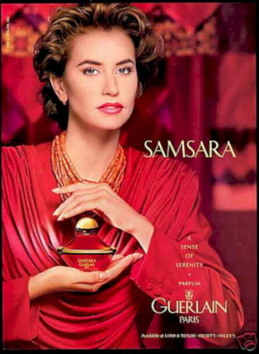 Samsara perfume bottle vintage - samsara,